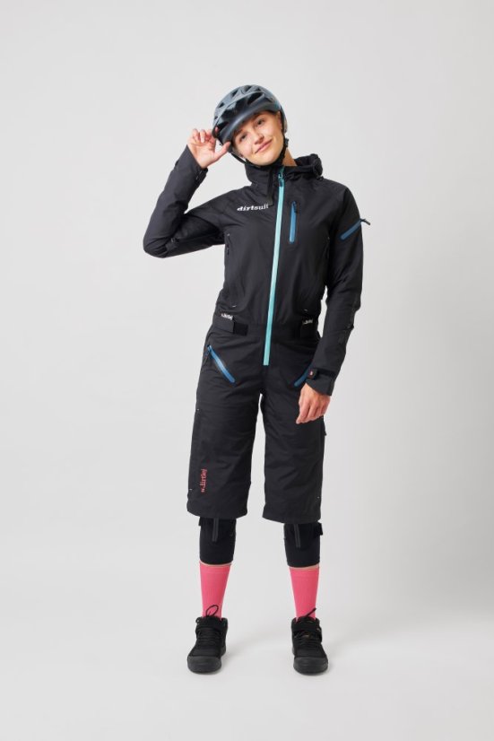 Dirtlej Dirtsuit Pro Edition Ladies Black Mint - Rozmiar: L