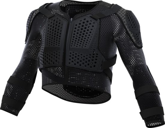 IXS Hex upper body protective, black, LXL - Velikost: LXL