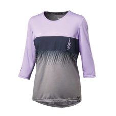 IXS Women's Carve 1.0 3/4 jersey, lavender-graphite, 36