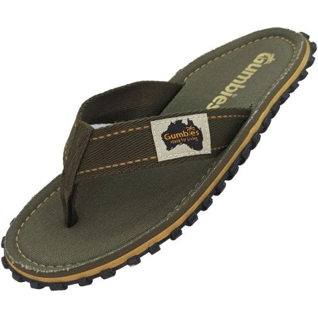 Žabky Gumbies Classic Khaki - zelené