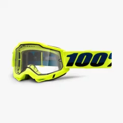 Enduro brýle 100% ACCURI 2 ENDURO MTB Clear Lens - žluté
