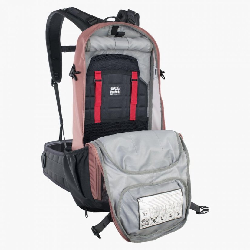 Batoh Evoc FR Enduro 16 Dusty Pink - Velikost: M/L
