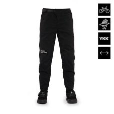 Detské cyklistické kalhoty Horsefeathers Stoker - black