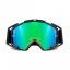 MTB brýle Horsefeathers Patriot - black/mirror green