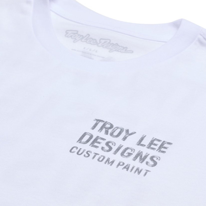 TLD TRIKO S KRÁTKÝM RUKÁVEM PAINT SHOP WHITE (70172900) - Veľkosť: S