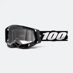Sjezdové brýle 100% RACECRAFT 2 Clear Lens - černé