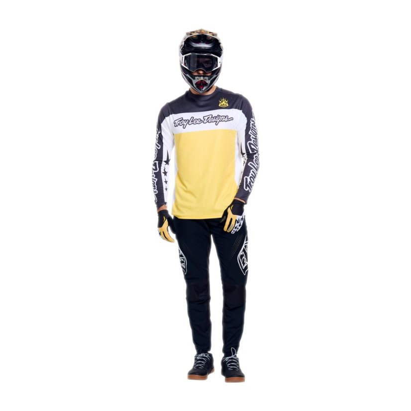 TLD PÁNSKÝ DRES S DLOUHÝM RUKÁVEM SPRINT PRO YO MOTO BUTTER (31305201) - Velikost: S