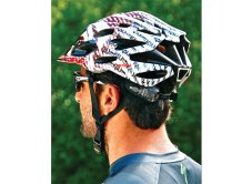 Cyklistická XC prilba Kali Protectives Maraka, čierná, červená, biela