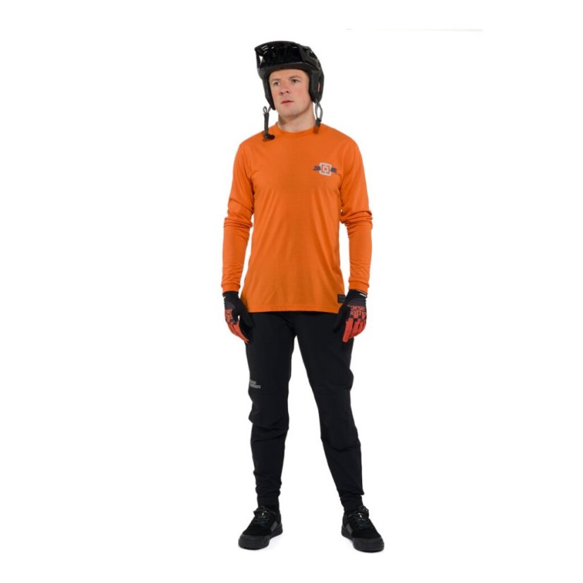 Bike triko Horsefeathers Fury LS - burnt orange