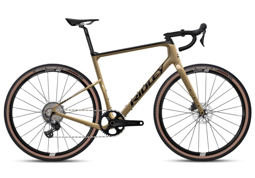 RIDLEY kolo KANZO Adventure GRX600 1x12 Desert Dune Metallic/Black Metallic - Velikost: S