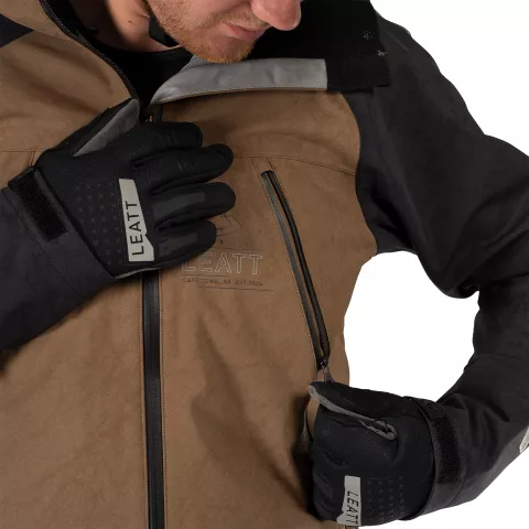 LEATT nepremokavá bunda MTB HydraDri 5.0 Loam - Varianta: S / US38 / EU48