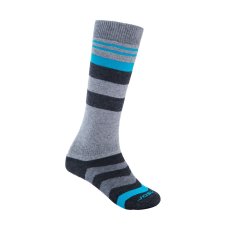 SENSOR PONOŽKY SLOPE MERINO šedá/černá/tyrkys 9/11