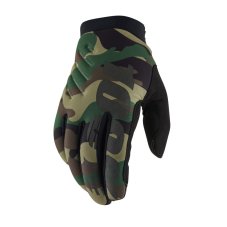 Cyklistické rukavice 100% BRISKER Camo/Black