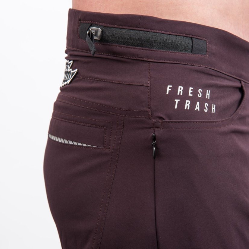 FT MEN'S RIDER EVO SHORTS PORT RED M - Barva: červená, Velikost: M