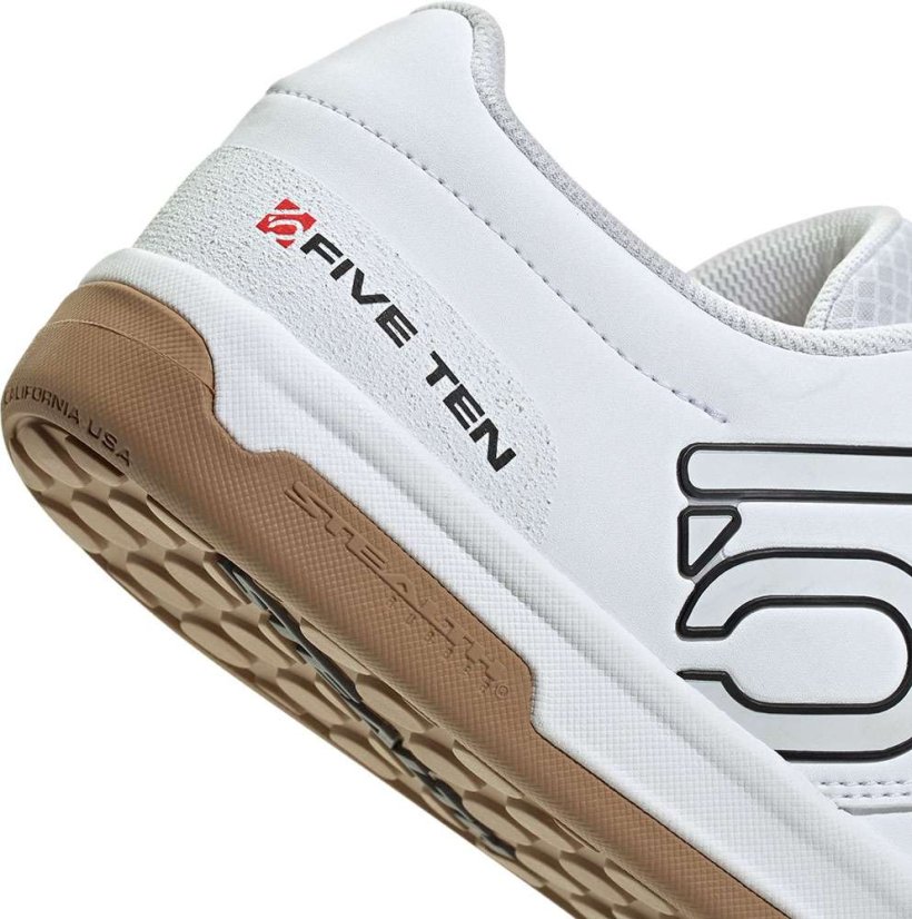 Cyklistická obuv Five Ten Freerider Pro Cloud White / Core Black / Red