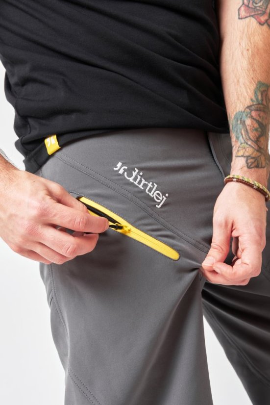 Cyklistické kraťasy Dirtlej Trailscout Summer Grey - Veľkosť: XL