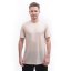 SENSOR MERINO LITE pánské triko kr.rukáv mottled beige XXL - Barva: béžová, Velikost: XXL