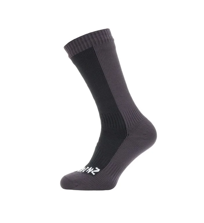 Ponožky SealSkinz Cold Weather MID Black Grey