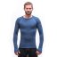SENSOR MERINO BOLD pánské triko dl.rukáv cool blue XL - Barva: modrá, Velikost: XL