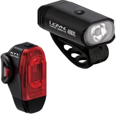 Svetla Lezyne MINI DRIVE 400XL / KTV DRIVE PRO+ PAIR - čierne