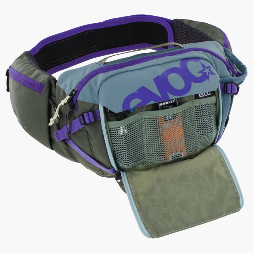 Evoc Hip Pack Pro 3 steel - violet - dark olive