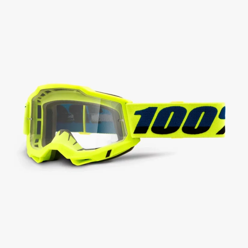 Sjezdové brýle 100% ACCURI 2 OTG Clear Lens - žluté