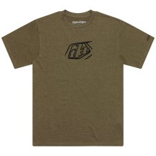 TLD TRIKO S KRÁTKÝM RUKÁVEM BADGE OLIVE HEATHER (70156810)