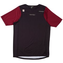 TLD DRES S KRÁTKÝM RUKÁVEM SKYLINE TROY LEE DESIGNS X SRAM RADIOSCAPE BLK / BERRY (31995500)