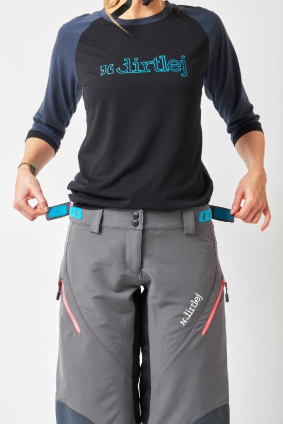 Cyklistické kraťasy Dirtlej Trailscout Half Half Ladies Grey/Peach