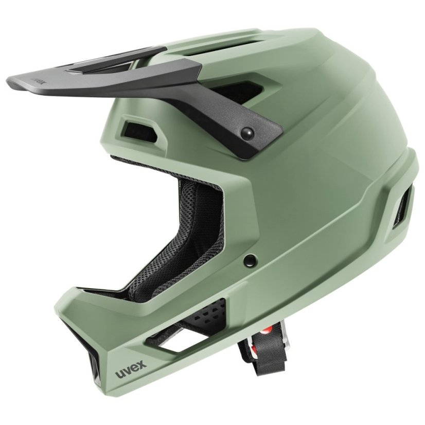 UVEX HELMA RAVAGE MOSS GREEN-BLACK MATT (S4109350300) - Velikost: 52-55