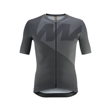 MAVIC PÁNSKÝ DRES S KRÁTKÝM RUKÁVEM ICON GRAPHIC BLACK (T000544) - Velikost: S