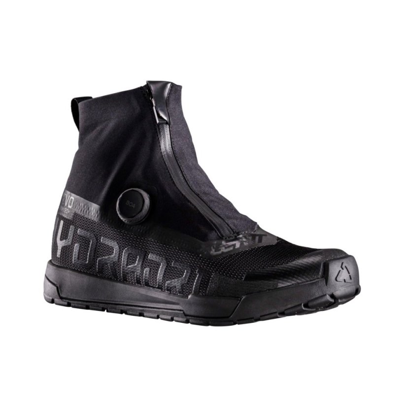 LEATT cyklistická obuv HydraDri ProFlat 7.0 Boa , Black - Varianta: EU40 / CM 25 / US7 / UK6.5
