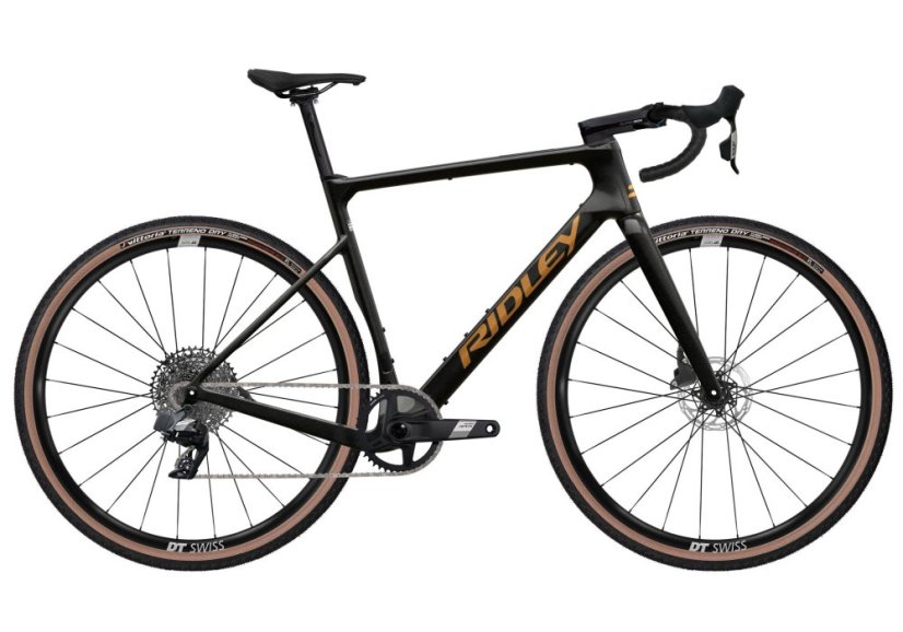 RIDLEY kolo ASTR Apex XPLR AXS Black Metallic/Bronze Gold M - Veľkosť: M