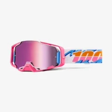 Sjezdové brýle 100% ARMEGA Lefreak - HiPER Pink Mirror Lens