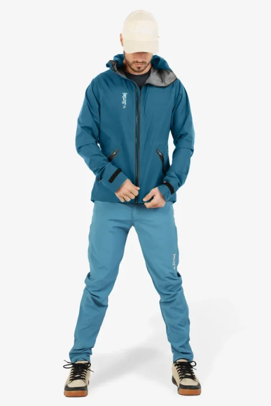 Voděodolná cyklistická bunda Dirtlej Weathershield Waterproof Sapphire Blue