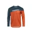 Horsefeathers QUANTUM LS BIKE JERSEY (petrol/burnt orange)