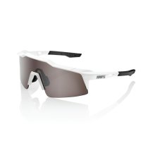 Brýle 100% SPEEDCRAFT XS - Matte White - HiPER Silver Mirror Lens