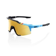 Brýle 100% SPEEDCRAFT - BWR Black - Soft Gold Mirror Lens