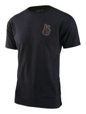 TLD TRIKO S KRÁTKÝM RUKÁVEM PEACE OUT BLACK / GRAY (70157302)