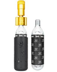 PEATY'S HOLESHOT CO2 PUMPA + BOMBIČKY 2 KS - ROAD & GRAVEL (16G) - GOLD (PPR-HTI-RAG-GLD-12)