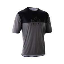 LEATT dres krátky rukáv MTB Trail 3.0 , Ghost Black