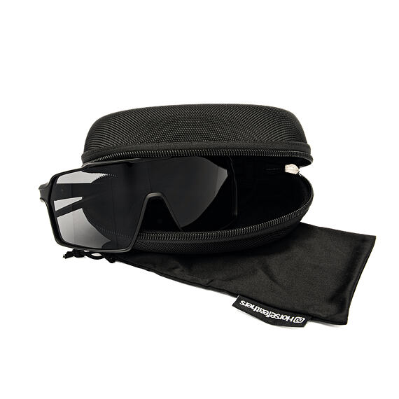 Cyklistické okuliare Horsefeathers Neutron - matt black/smoke