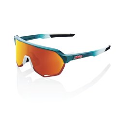 Okuliare 100% S2 - Black Holographic - Hiper Blue Multilayer Mirror Lens