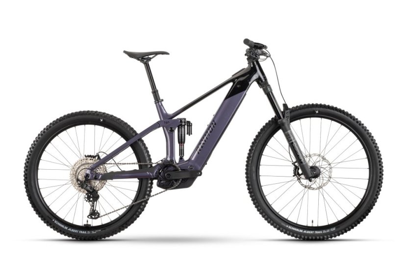 Celoodpružený horský elektrobicykel Raymon Vamok Pro Smoke Lavender/black