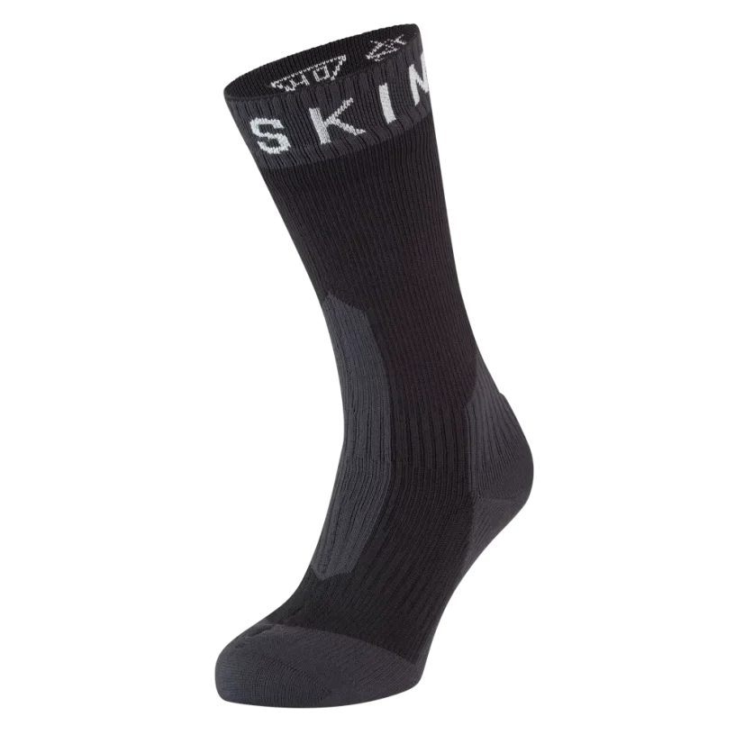 Voděodolné ponožky Sealskinz Stanfield Black Grey White