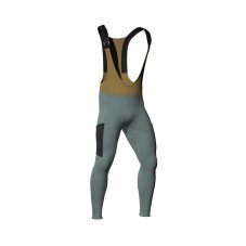 LEATT cyklistické dlhé gate Bib Long MTB ThermaFlow 4.0 , Mist Green