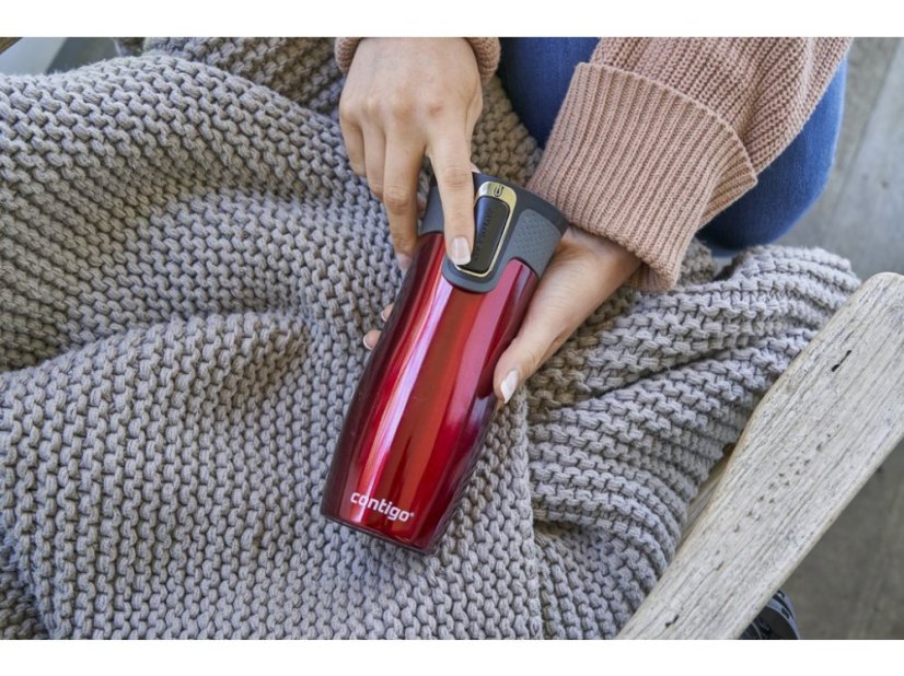 Contigo Termohrnek West Loop 470 ml, Red