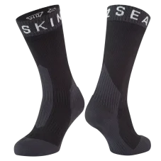 Nepremokavé ponožky Sealskinz Stanfield Black Grey White