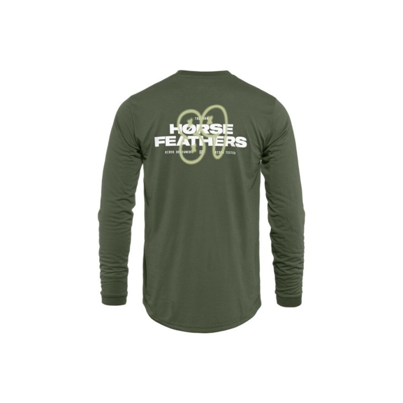 Bike triko Horsefeathers Fury LS - thyme