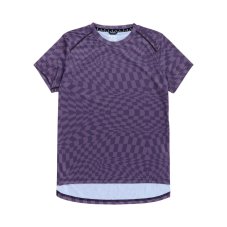TLD DÁMSKÝ DRES S KRÁTKÝM RUKÁVEM LILIUM TWISTED CHECKERS DEEP PURPLE (35751601)